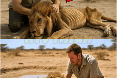 Man finds lion on the brink of death — the animal’s reaction stuns the world!