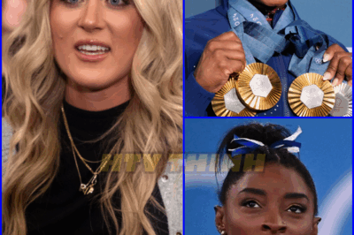 😲💥 From Glory to Controversy: Simone Biles’ Stunning Split with New Balance After Viral Takedown of Women’s Sports Advocate Riley Gaines Sparks Outrage and a $22 Million Loss — What’s Next for the Gymnast? 🤔🔥