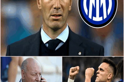 🔥 Breaking News: Inter Milan in Talks with Zidane to Replace Chivu—Lautaro Martinez Personally Requests the Move!