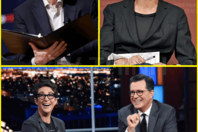 SHOCKING TWIST: STEPHEN COLBERT TEAMS UP WITH RACHEL MADDOW???