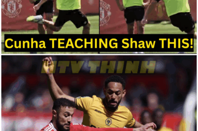 Moment Matheus Cunha was TEACHING Luke Shaw how to deliver a Good Crossing in Training – HTT