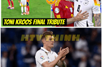 💔 Heartbreaking Farewell: Toni Kroos Says Goodbye to Fans in Emotional and Dramatic Clash Against Spain! 😢⚽