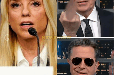 Pam Bondi Shocks Stephen Colbert Live on Air With Brutal Clapback—Audience Gasps, Producers Panic!