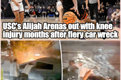 Rising USC Star Alijah Arenas Sidelined with Knee Injury Months After Surviving Fiery Car Crash That Shook His Career