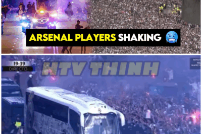 Crazy Scenes as Real Madrid Bus Arrives Ahead of Champions League Clash vs Arsenal Quarter Finals – HTT