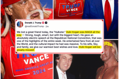 “MAGA All the Way”: Trump’s Emotional Tribute to Hulk Hogan Celebrates ‘Absolutely Electric’ RNC Moment