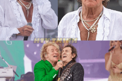 Rod Stewart breaks silence at Glastonbury appearance with tearful announcement