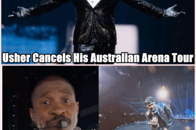Usher abruptly cancels entire Australian tour just weeks after tickets sell out, leaving fans heartbroken and questioning what really went wrong behind the scenes