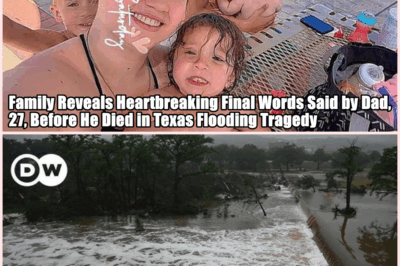 Father’s final words to his children revealed after tragic Texas flood drowning, turning a family’s heartbreak into a moment of unforgettable love