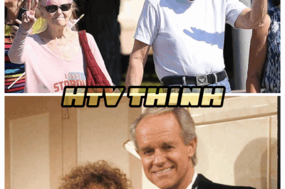 A 70s TV ICON is making waves with a bold political hat during a rare outing with his actress wife, who famously said ‘NO’ to ELVIS!