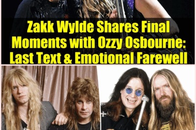 Zakk Wylde Shares Emotional Last Text From Ozzy Osbourne After Black Sabbath’s Final Show