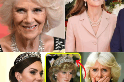 😢👑 Queen Camilla BREAKS IN TEARS As Kate Middleton Wears Diana’s Forbidden Tiara – Royal Tensions Explode! 💥🔥