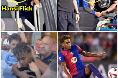 🤣 Hansi Flick’s Worried Face as Yamal Gets Swarmed by Fans in Milan – What Happened Next? ⚽🔥