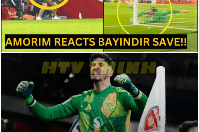 Ruben Amorim crazy CELEBRATION after Altay Bayindir PENALTY SAVE against Arsenal – HTT