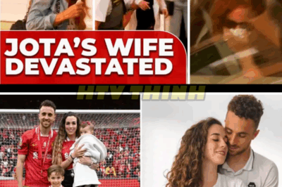 DEVASTATING MOMENT: DIOGO JOTA’s WIFE seen leaving the funeral home in tears