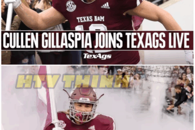 🎖️💪 “I Carried the Spirit of 100,000 Fans”: Cullen Gillaspia Reflects on Life as A&M’s Iconic 12th Man and the Battles That Followed