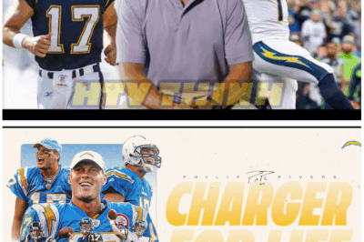 🫡⚡ “One Last Bolt”: Philip Rivers Retires a Charger, Closing the Book on an Iconic Era of Grit, Glory, and Heart