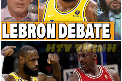 🧠🔥 “Battle of the GOAT Believers: Nick Wright and Colin Cowherd Go to War Over LeBron vs.   Jordan in Explosive Debate”