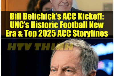 🎯📣 “Bill Belichick Isn’t Done Yet—His Surprise ACC Involvement Signals a Wild New Era for UNC and Beyond”
