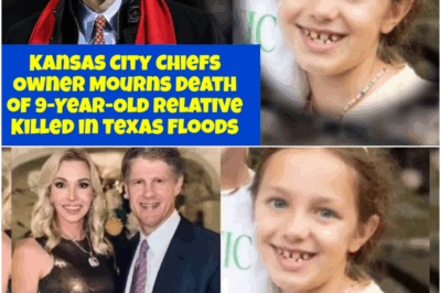 Kansas City Chiefs owner grieves for 9-year-old family member who lost their life in Texas floods.