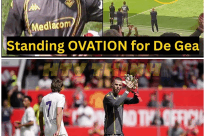 David De Gea Hold back TEARS as he Received STANDING OVATION from Old Trafford as he is Substituted – HTT