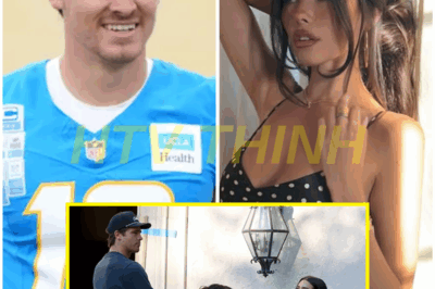 Madison Beer and Justin Herbert spark romance rumors as NFL star is spotted on set of singer’s new music video