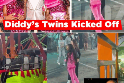 🎢 “Diddy’s Twin Daughters Humiliated at Local Fair — Ride Operator KICKS Them Off Roller Coaster in Public Showdown 😱🔥”