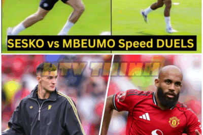 Benjamin Sesko vs Bryan Mbeumo crazy speed duels during Manchester United training ahead Arsenal – HTT