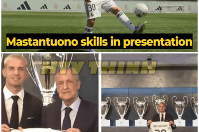 Franco Mastantuono show off his skills during his Real Madrid presentation – HTT