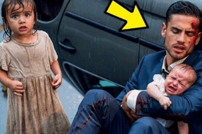 A HOMELESS GIRL SEES A MILLIONAIRE INJURED WITH A BABY UNDER THE RAIN, BUT RECOGNIZES HIM WHEN…