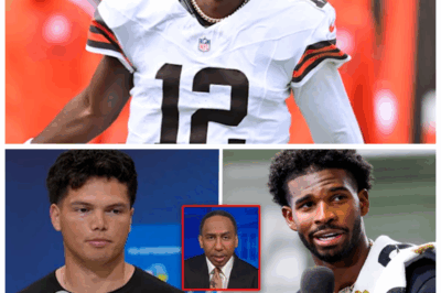 🔥💥 “Exclusive: Shedeur Sanders and Dillon Gabriel Go Head-to-Head in a Live TV Showdown That Will Shake the Football World to Its Core—Secrets, Lies, and Betrayals Explode in a Battle You Can’t Miss!” 😡🖤👁️ “Fans are stunned as Shedeur, driven by fury, storms the stage and calls out Dillon in front of millions, revealing shocking truths that could end their careers and destroy their reputations forever. This isn’t just a rivalry—it’s a war of secrets and betrayals that will leave everyone speechless. Get ready for the most explosive confrontation of the year—nothing will be the same after this!” 👇