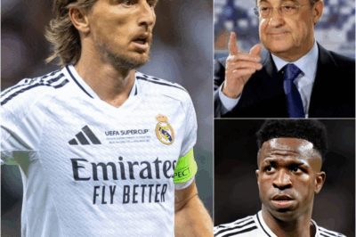 😱🔥 EXTREME SHOCK! Luka Modrić Calls Vinícius “Greedy” After Salary Demand – But President Pérez’s Jaw-Dropping Reaction Leaves Fans Stunned! 🚨⚡