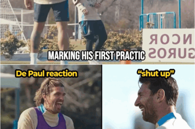 🚨🔥 Messi Returns to Argentina Training Ahead of World Cup Qualifiers—De Paul’s Jaw-Dropping Reaction Caught on Camera! 😱⚽