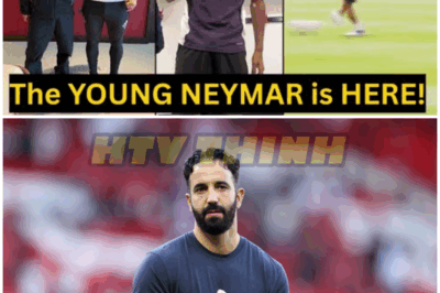 Ruben Amorim’s Shocking Move: 14-Year-Old JJ Gabriel Joins United’s First Team Training – “Because Who Needs Experience When You Have Neymar’s Clone?” – HTT