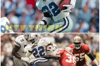 🐐💥 HE DIDN’T RUN — HE FLEW! Emmitt Smith DEFIES GRAVITY in Legendary 49ers Moment That Shook the NFL!