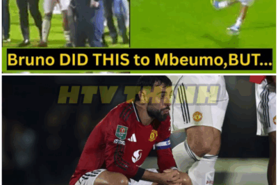 Only Bruno Fernandes Consoled Mbeumo who was CRYING after Penalty miss Caused United loss vs Grimsby – HTT