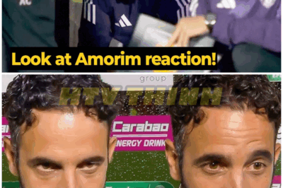Moment Ruben Amorim is STRESSING. He is moving left to right. He can’t WATCH the penalty shooutout – HTT