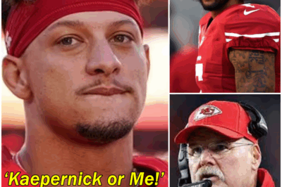 Patrick Mahomes’ Shocking Ultimatum: ‘Kaepernick or Me!’ – Andy Reid’s Defiant Stand Sparks Chaos in Chiefs Kingdom!