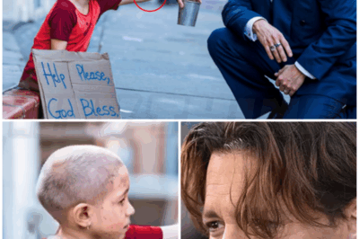 💋 – Real Story: Homeless Girl Begs Johnny Depp for Help – He Notices Something Important and Takes Action!