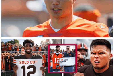 🚨 The Merch War That Tore Cleveland Apart: Dillon Gabriel’s SILENT FURY EXPOSED! 😡🔥 “He’s been hiding his rage,” insiders whisper as the city’s peace shatters over a fierce rivalry that turned friends into enemies—Gabriel’s quiet storm threatens to explode, and the fallout could destroy everything Cleveland thought it knew about loyalty and pride. Will this silent fury ignite a chaos that tears the city in two? The truth might be worse than anyone imagined! 👇