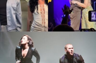 Nobody saw her in the wings — Demi Lovato’s sudden appearance mid-concert sends fans into chaos, as the Jonas Brothers freeze, smile, and join her in a surprise Camp Rock showdown.