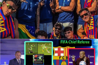 🚨💥 FIFA’s Chief Referee Stuns Football World with Unexpected Ruling Benefiting Barcelona After Inter Milan Battle! ⚽🔥