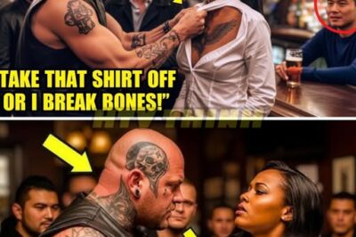 “Shocking Bar Incident: How a Tattoo Stunned Everyone After a Biker’s Attack!”