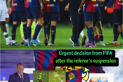 ⚽🔥 Breaking: FIFA Drops Bombshell Suspension on Referee After Controversial Barcelona vs Inter Milan Clash! 🚨😱