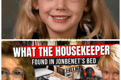 😱 “You won’t believe what was hidden beneath the sheets,” gasps a shocked insider as the Ramsey housekeeper reveals a chilling discovery in JonBenét’s bed that turns the entire investigation on its head, exposing secrets so dark and twisted they threaten to unravel the family’s carefully crafted facade and rewrite the story forever—what horrifying truth lurked where no one expected? The mystery deepens! 👇