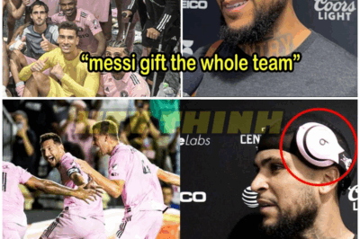Messi’s Pink Beats Surprise: When Superstar Gifts Headphones, Not Just Goals – “Because Nothing Says Team Spirit Like Matching Earbuds” – HTT