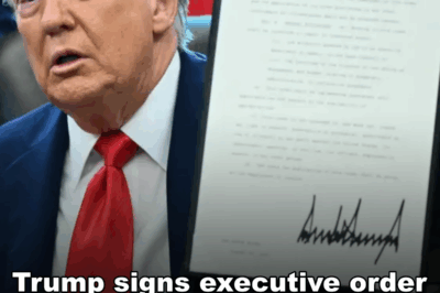 Trump signs executive order banning flag burning —warns those who desecrate flag will get a year in jail