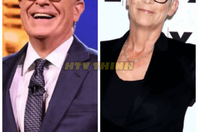 “BREAKING: Jamie Lee Curtis Speaks Out on Stephen Colbert’s Show Cancellation — Patriot or Traitor? 🎥🔥🇺🇸 ‘I support him,’ she declares, igniting a media frenzy that could redefine Hollywood’s political landscape—what’s her real message behind the words? 😳🕊️👇” Curtis’s outspoken stance has sent shockwaves through Hollywood—her support for Colbert raises questions about loyalty, power, and the future of free expression in Tinseltown—what is she really fighting for? 🔥🧩👇