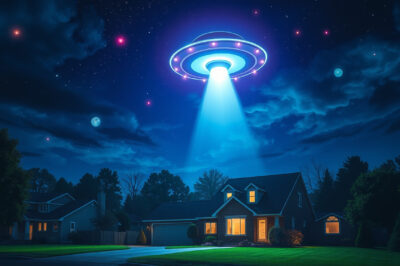 An Unexplained Mystery in the Skies: A Chilling True UFO Experience Above Her Home