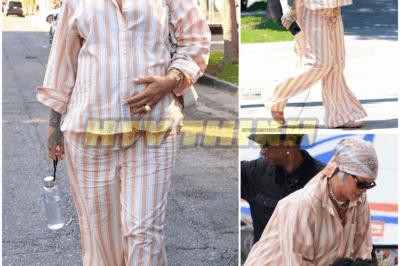 🐿️ Pregnant Rihanna STUNS Los Angeles Streets 😱🤰 — Style Icon Turns Everyday Errands Into a Fashion Moment, Rocking Striped Pajamas and Quirky Shoes While Flaunting Her Bold, Unstoppable Maternity Looks That Redefine Glamour, Power, and Motherhood All at Once 💎🔥✨